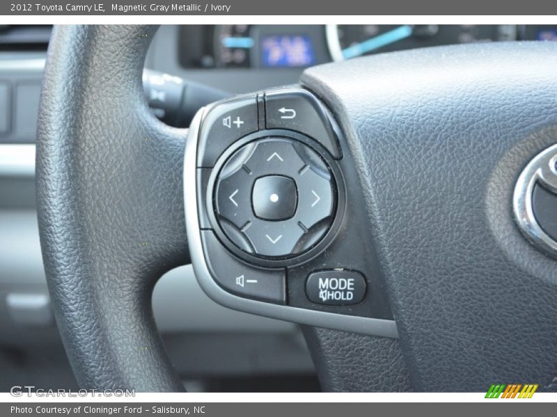 Magnetic Gray Metallic / Ivory 2012 Toyota Camry LE