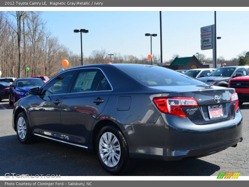 Magnetic Gray Metallic / Ivory 2012 Toyota Camry LE