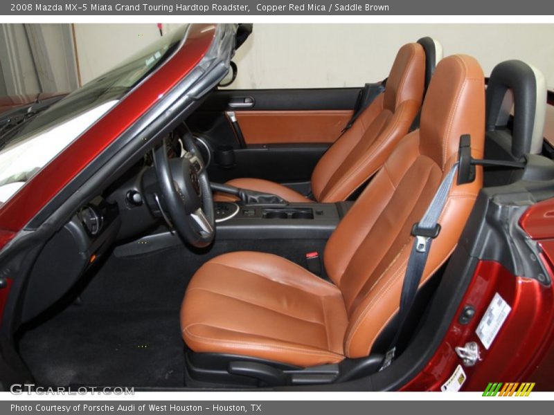 Front Seat of 2008 MX-5 Miata Grand Touring Hardtop Roadster
