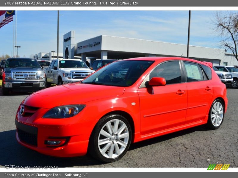 True Red / Gray/Black 2007 Mazda MAZDA3 MAZDASPEED3 Grand Touring