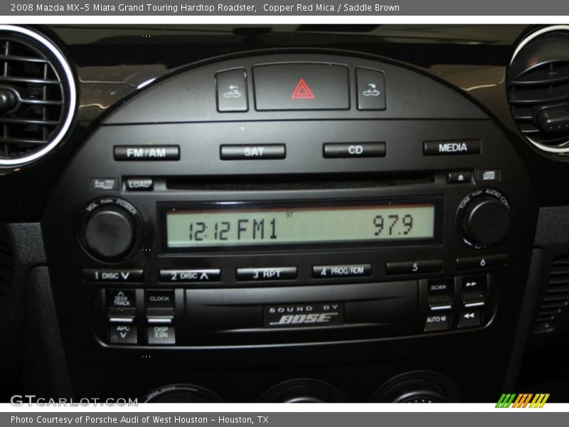 Audio System of 2008 MX-5 Miata Grand Touring Hardtop Roadster