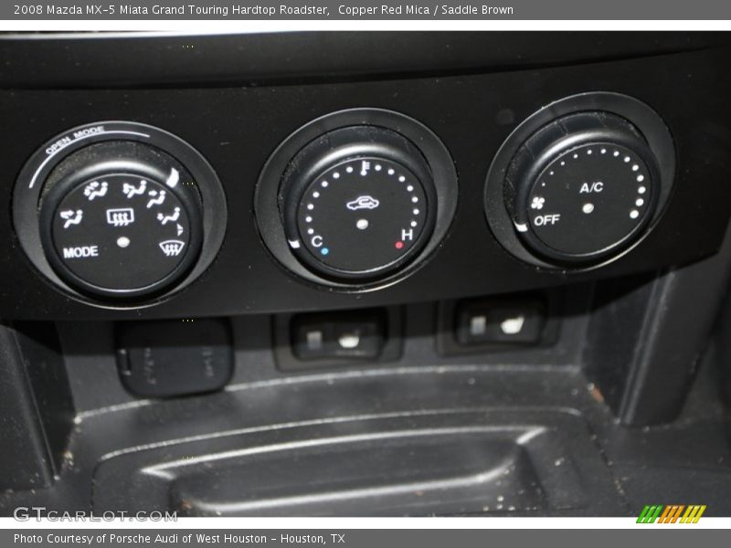 Controls of 2008 MX-5 Miata Grand Touring Hardtop Roadster