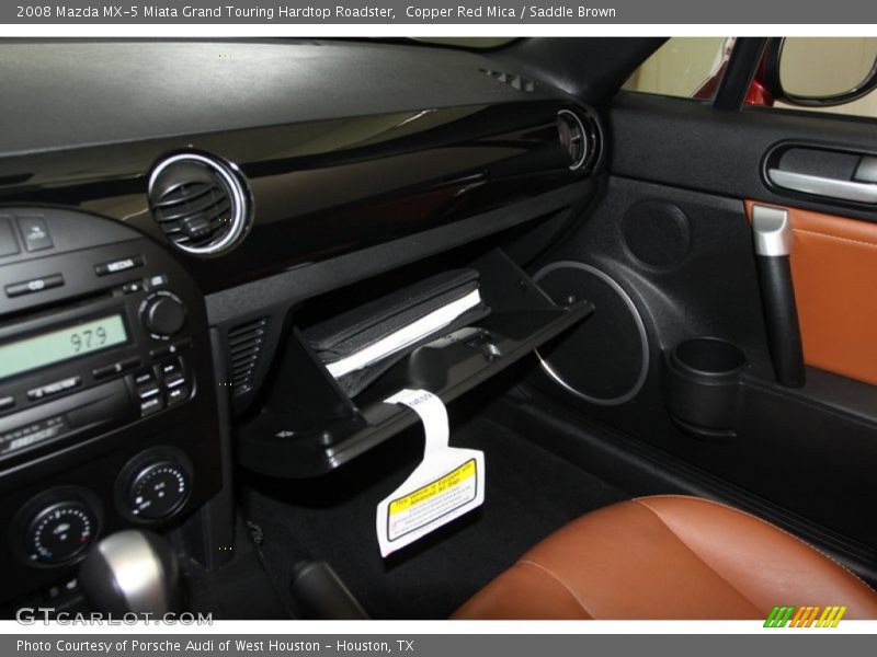 Copper Red Mica / Saddle Brown 2008 Mazda MX-5 Miata Grand Touring Hardtop Roadster