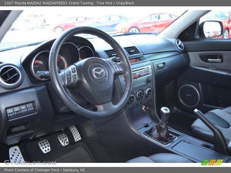 True Red / Gray/Black 2007 Mazda MAZDA3 MAZDASPEED3 Grand Touring