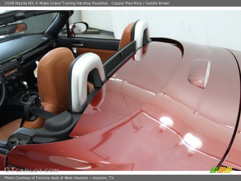 Copper Red Mica / Saddle Brown 2008 Mazda MX-5 Miata Grand Touring Hardtop Roadster