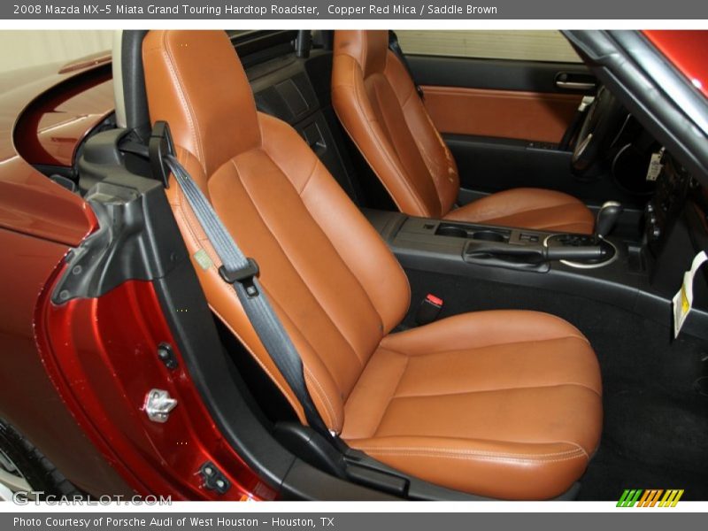 Front Seat of 2008 MX-5 Miata Grand Touring Hardtop Roadster