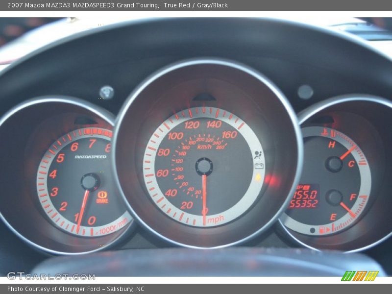  2007 MAZDA3 MAZDASPEED3 Grand Touring MAZDASPEED3 Grand Touring Gauges
