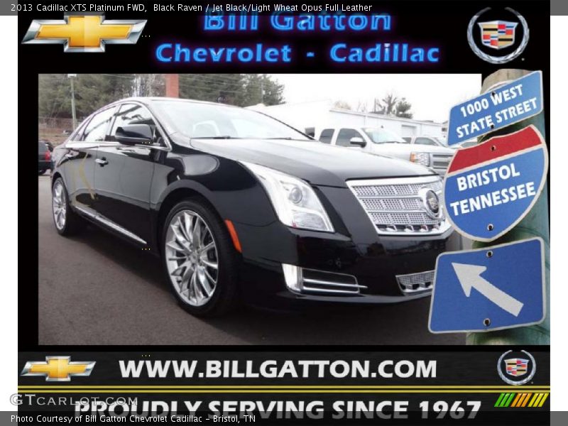 Black Raven / Jet Black/Light Wheat Opus Full Leather 2013 Cadillac XTS Platinum FWD