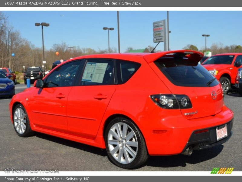 True Red / Gray/Black 2007 Mazda MAZDA3 MAZDASPEED3 Grand Touring