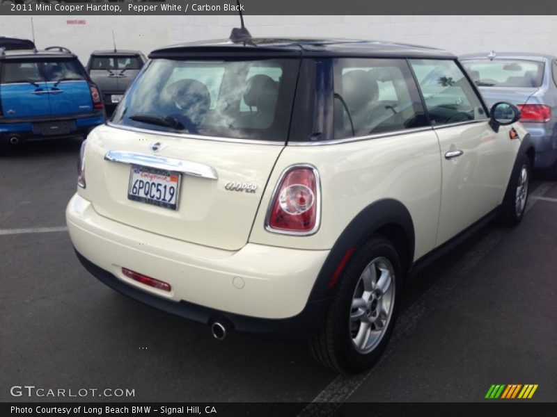 Pepper White / Carbon Black 2011 Mini Cooper Hardtop