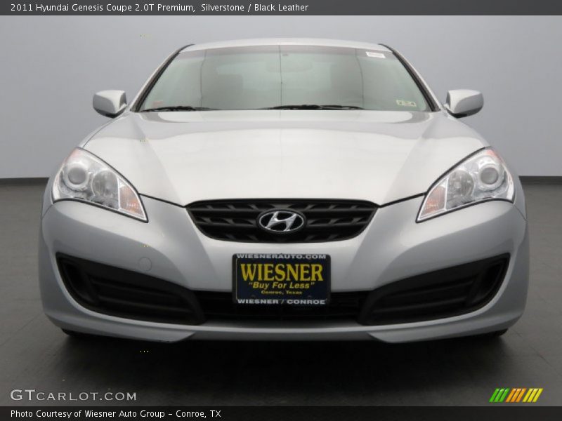 Silverstone / Black Leather 2011 Hyundai Genesis Coupe 2.0T Premium