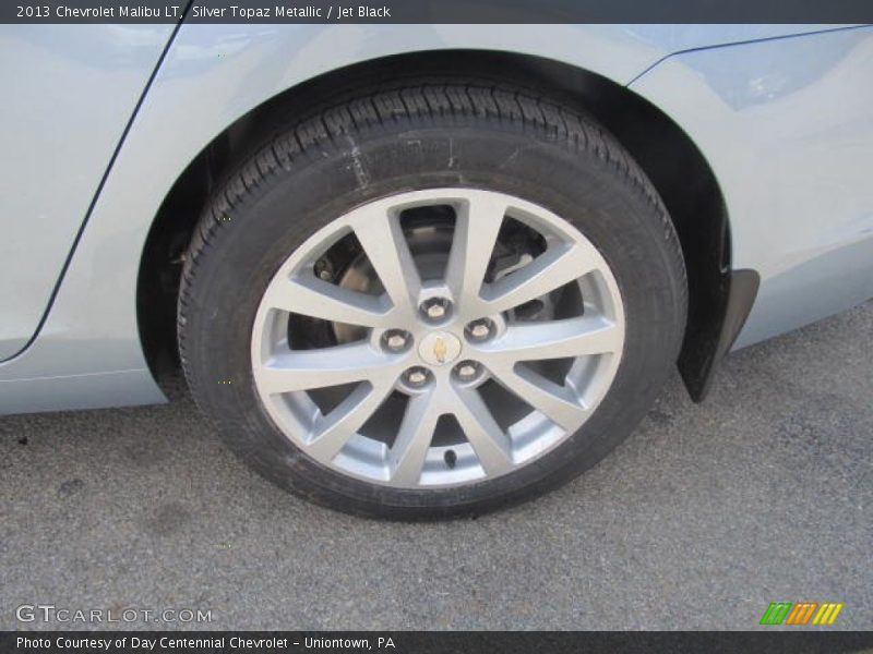 Silver Topaz Metallic / Jet Black 2013 Chevrolet Malibu LT