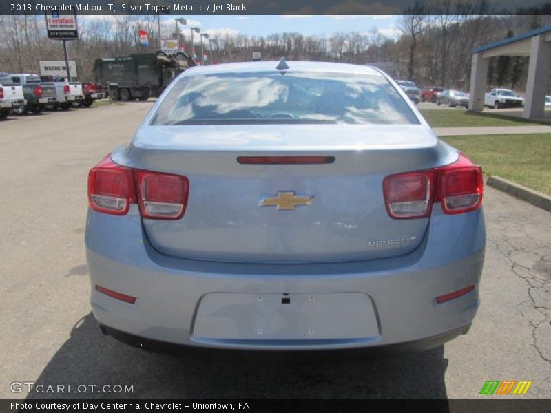 Silver Topaz Metallic / Jet Black 2013 Chevrolet Malibu LT