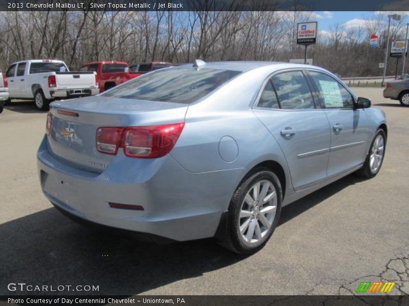 Silver Topaz Metallic / Jet Black 2013 Chevrolet Malibu LT
