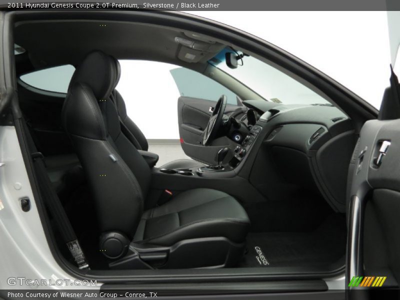 Silverstone / Black Leather 2011 Hyundai Genesis Coupe 2.0T Premium