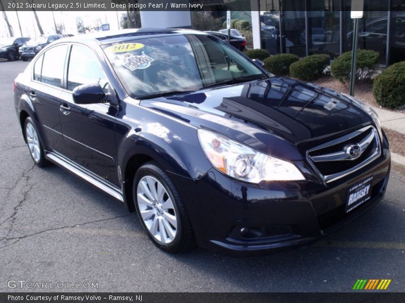 Deep Indigo Pearl / Warm Ivory 2012 Subaru Legacy 2.5i Limited