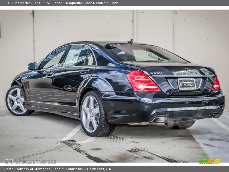 Magnetite Black Metallic / Black 2013 Mercedes-Benz S 550 Sedan