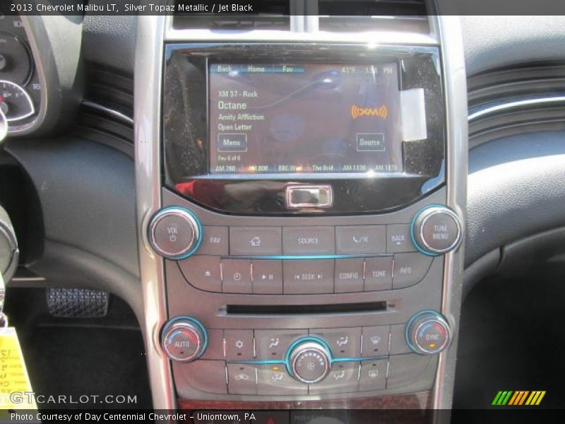 Silver Topaz Metallic / Jet Black 2013 Chevrolet Malibu LT