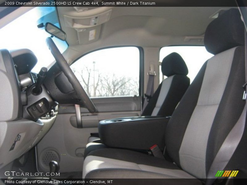 Summit White / Dark Titanium 2009 Chevrolet Silverado 2500HD LS Crew Cab 4x4