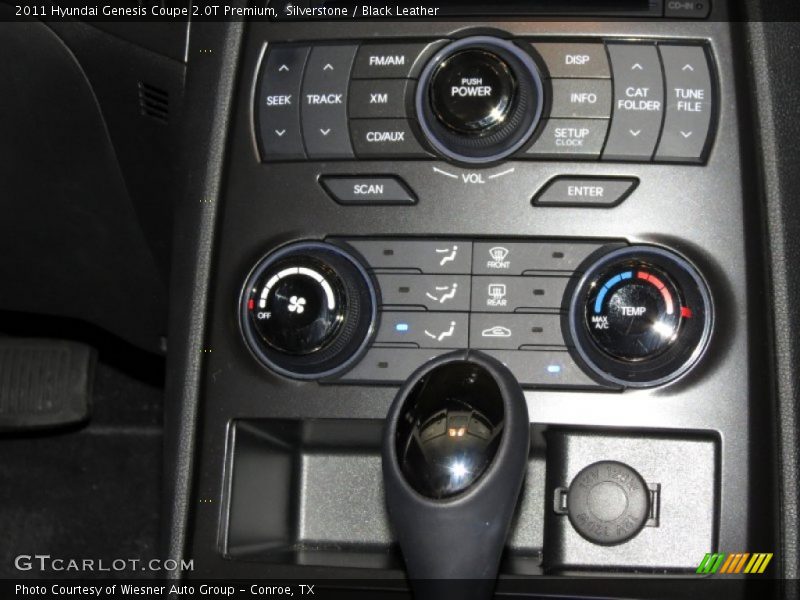 Controls of 2011 Genesis Coupe 2.0T Premium