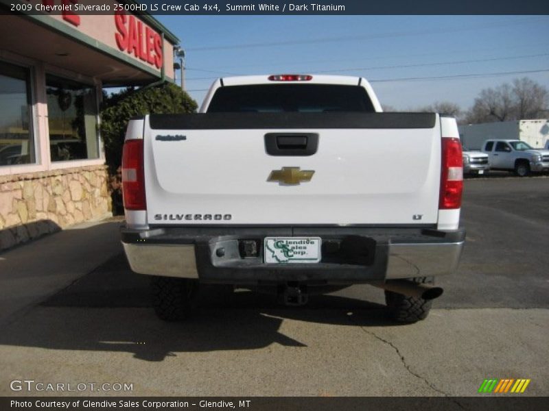 Summit White / Dark Titanium 2009 Chevrolet Silverado 2500HD LS Crew Cab 4x4