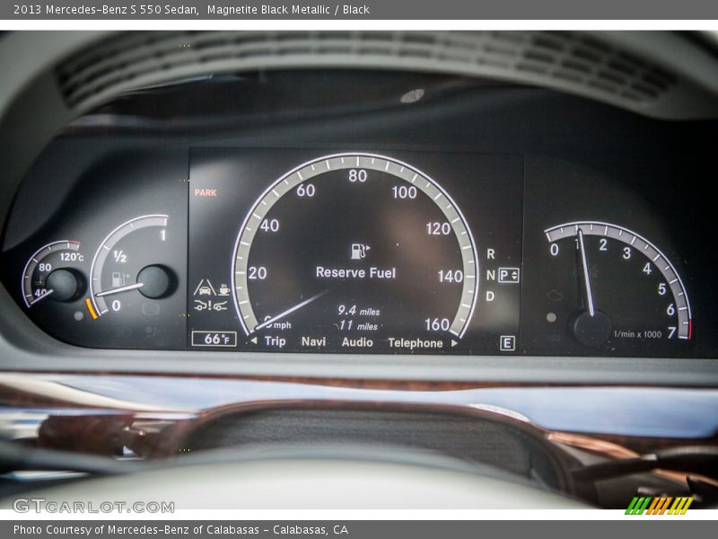 Magnetite Black Metallic / Black 2013 Mercedes-Benz S 550 Sedan
