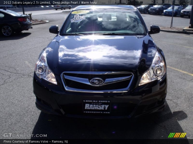 Deep Indigo Pearl / Warm Ivory 2012 Subaru Legacy 2.5i Limited