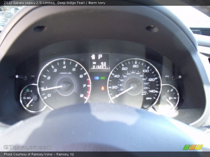 Deep Indigo Pearl / Warm Ivory 2012 Subaru Legacy 2.5i Limited