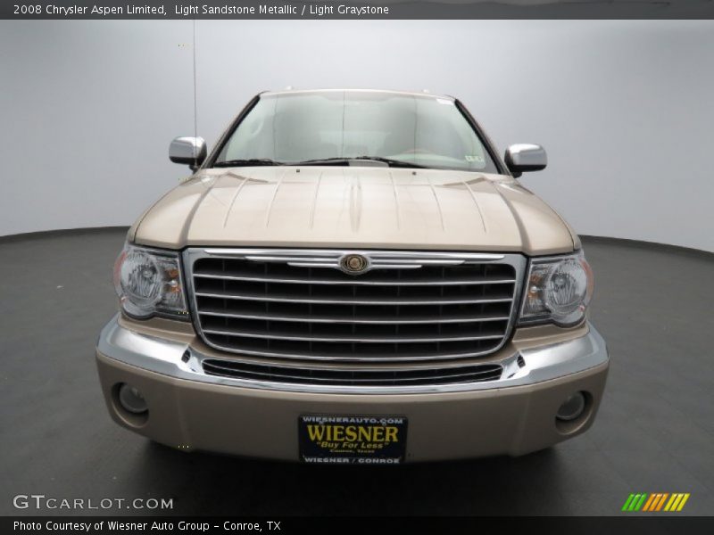 Light Sandstone Metallic / Light Graystone 2008 Chrysler Aspen Limited