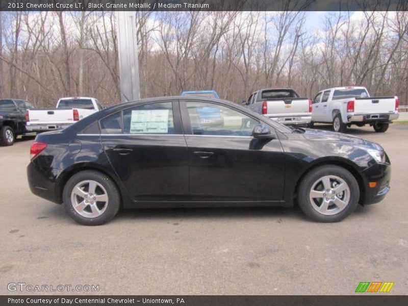 Black Granite Metallic / Medium Titanium 2013 Chevrolet Cruze LT