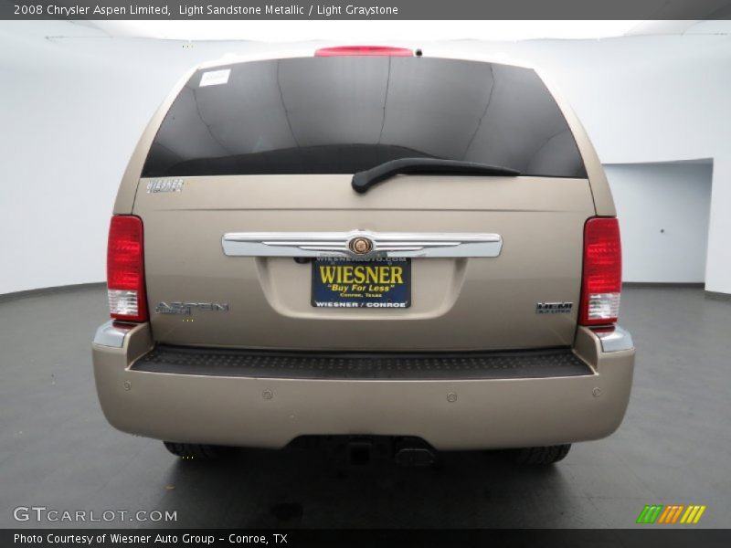 Light Sandstone Metallic / Light Graystone 2008 Chrysler Aspen Limited