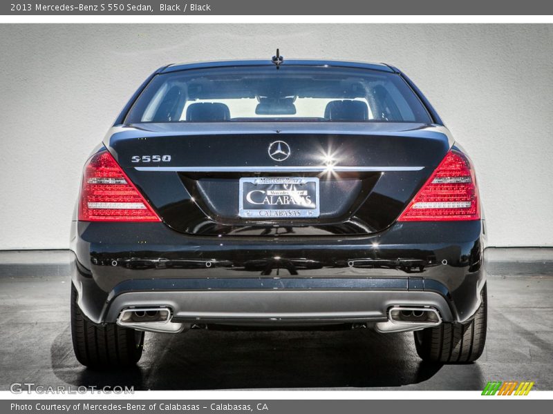 Black / Black 2013 Mercedes-Benz S 550 Sedan
