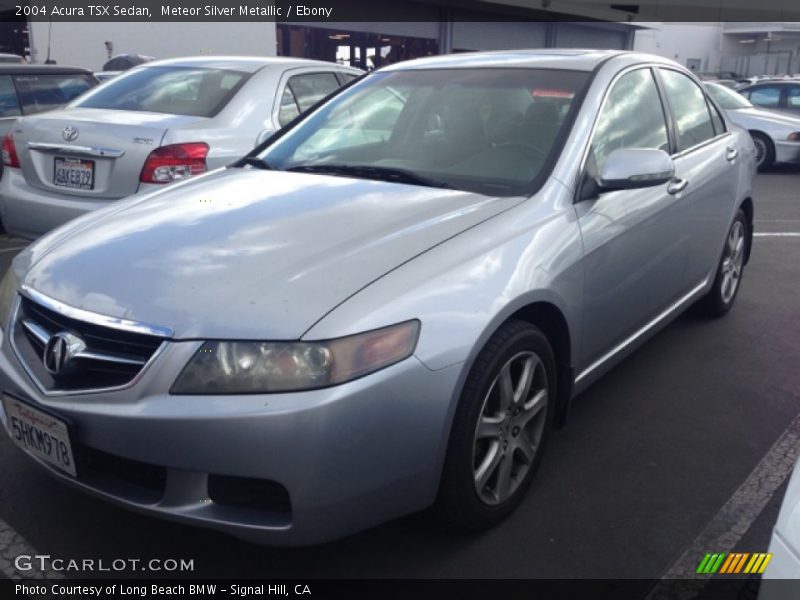 Meteor Silver Metallic / Ebony 2004 Acura TSX Sedan