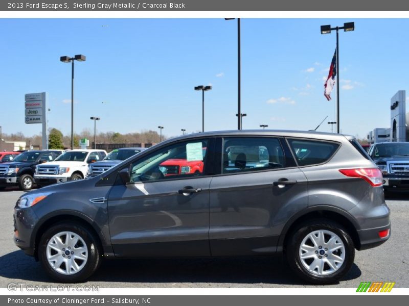 Sterling Gray Metallic / Charcoal Black 2013 Ford Escape S