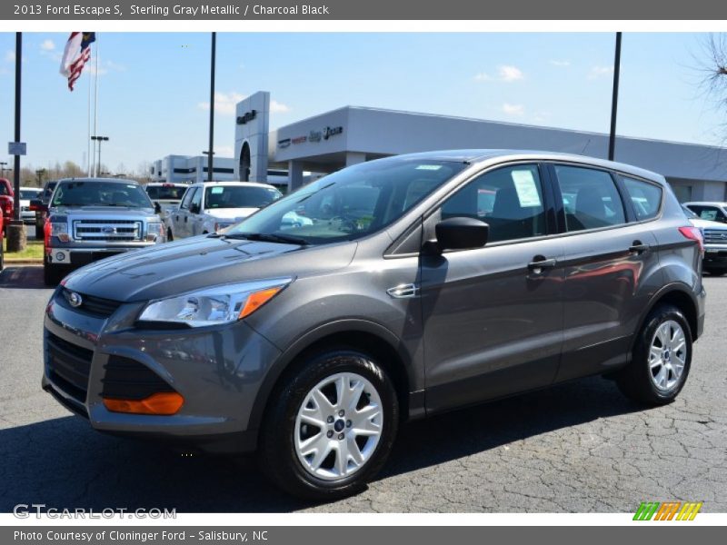 Sterling Gray Metallic / Charcoal Black 2013 Ford Escape S