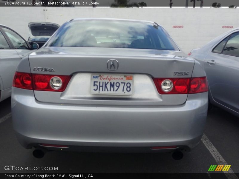 Meteor Silver Metallic / Ebony 2004 Acura TSX Sedan