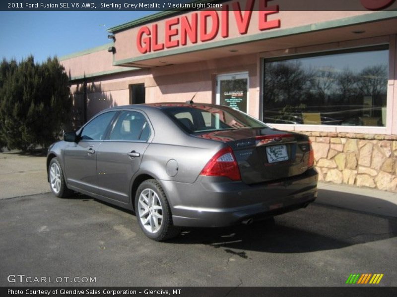 Sterling Grey Metallic / Medium Light Stone 2011 Ford Fusion SEL V6 AWD