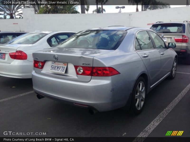 Meteor Silver Metallic / Ebony 2004 Acura TSX Sedan