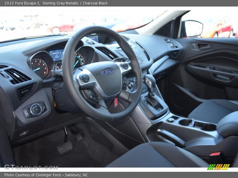Sterling Gray Metallic / Charcoal Black 2013 Ford Escape S