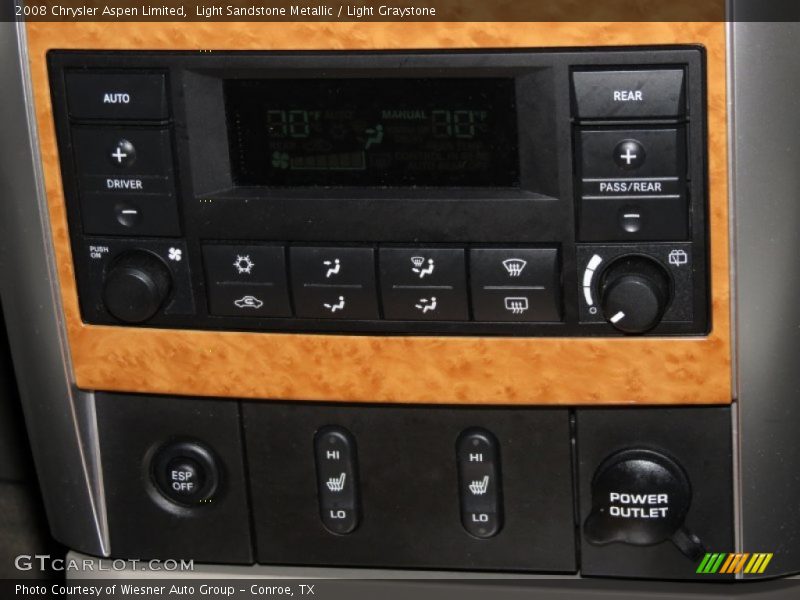 Light Sandstone Metallic / Light Graystone 2008 Chrysler Aspen Limited