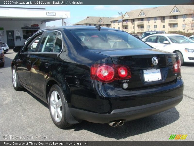 Black Uni / Anthracite 2009 Volkswagen Jetta SE Sedan