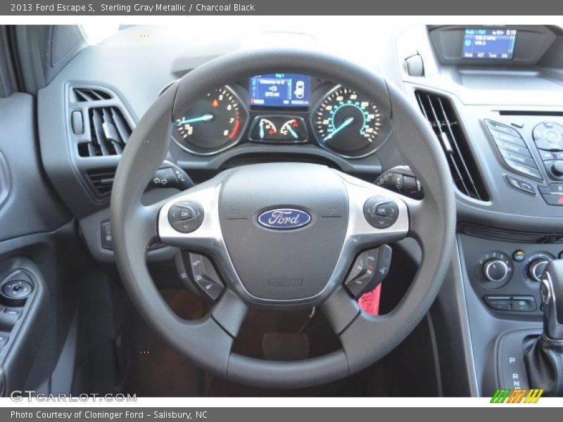Sterling Gray Metallic / Charcoal Black 2013 Ford Escape S