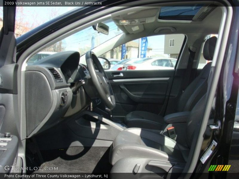 Black Uni / Anthracite 2009 Volkswagen Jetta SE Sedan