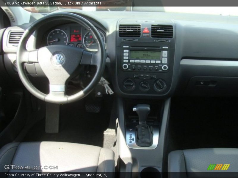 Black Uni / Anthracite 2009 Volkswagen Jetta SE Sedan