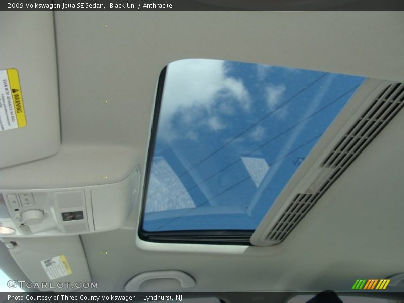 Black Uni / Anthracite 2009 Volkswagen Jetta SE Sedan