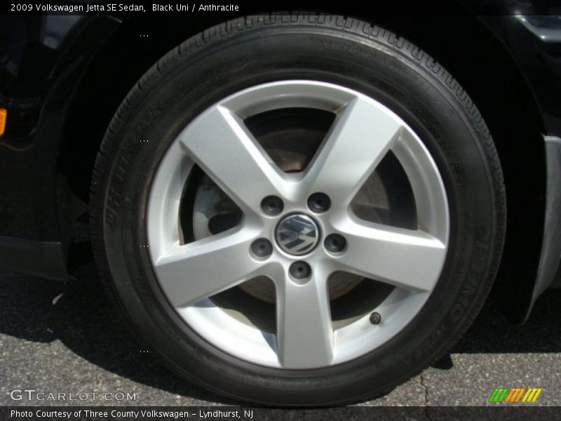 Black Uni / Anthracite 2009 Volkswagen Jetta SE Sedan