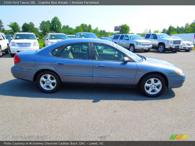 Graphite Blue Metallic / Medium Parchment 2000 Ford Taurus SES
