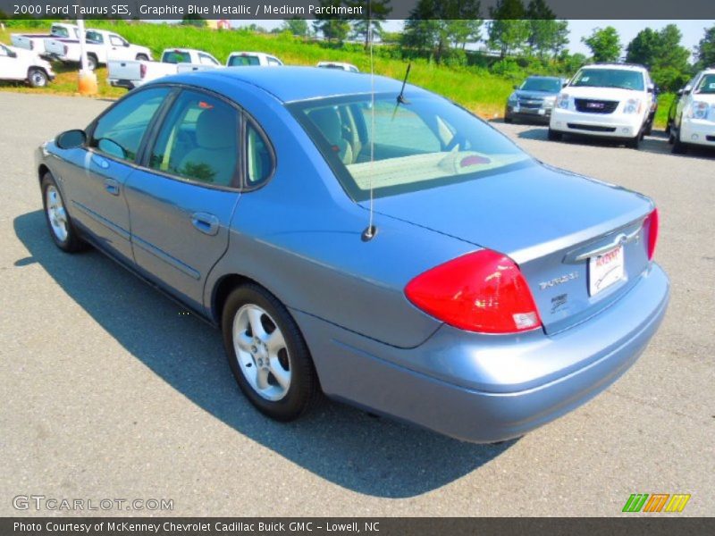 Graphite Blue Metallic / Medium Parchment 2000 Ford Taurus SES