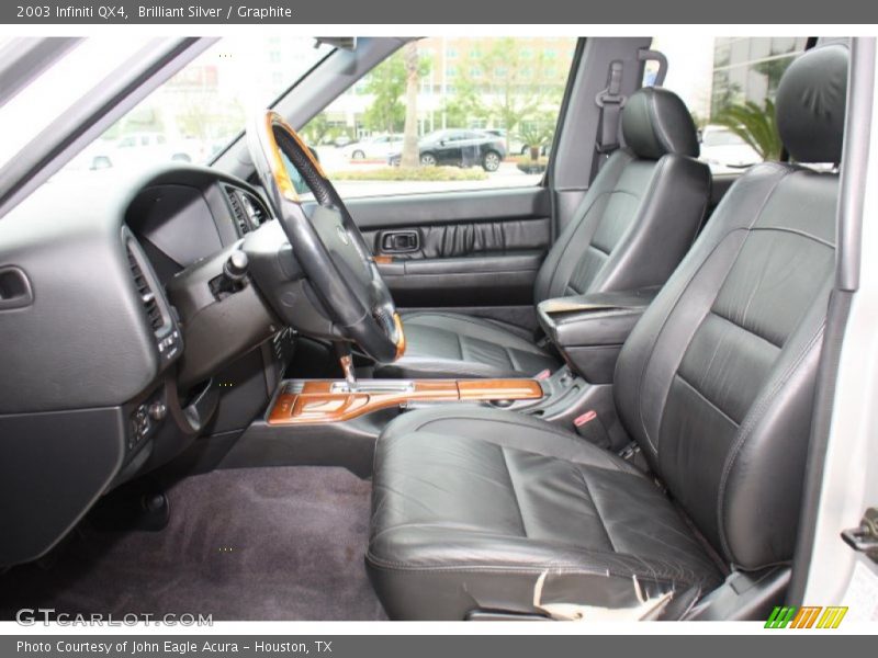 Front Seat of 2003 QX4 