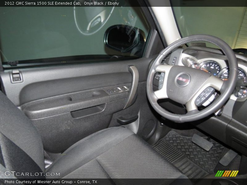 Onyx Black / Ebony 2012 GMC Sierra 1500 SLE Extended Cab